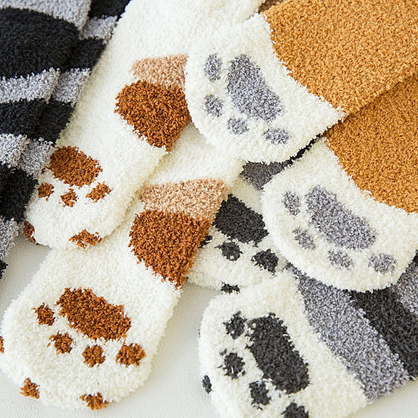 Kitty Paw Socks