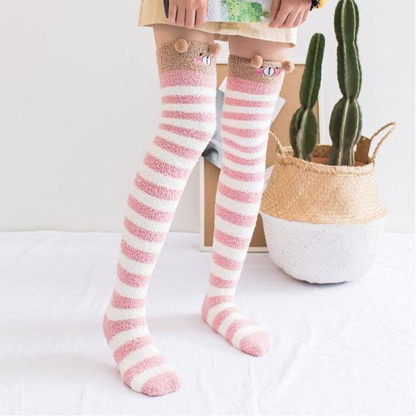 Super soft over the knee socks