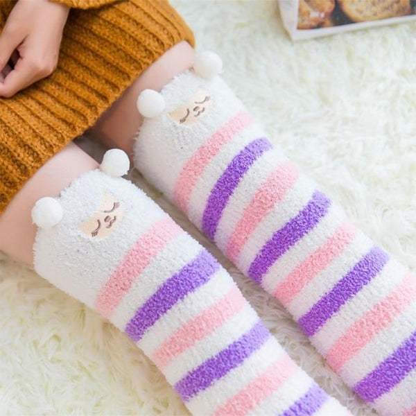 Super soft over the knee socks