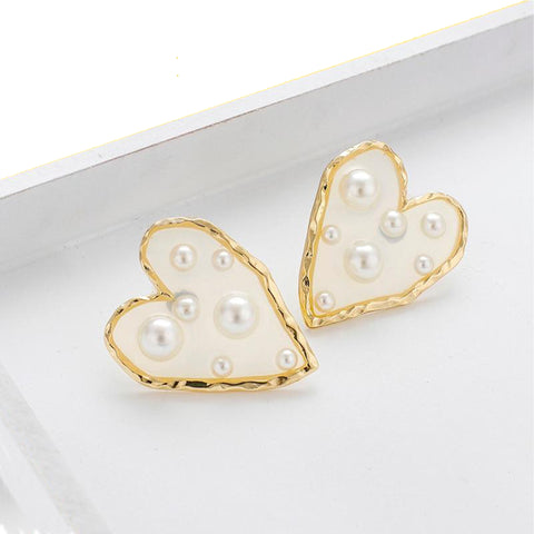 Transparent Heart Earrings