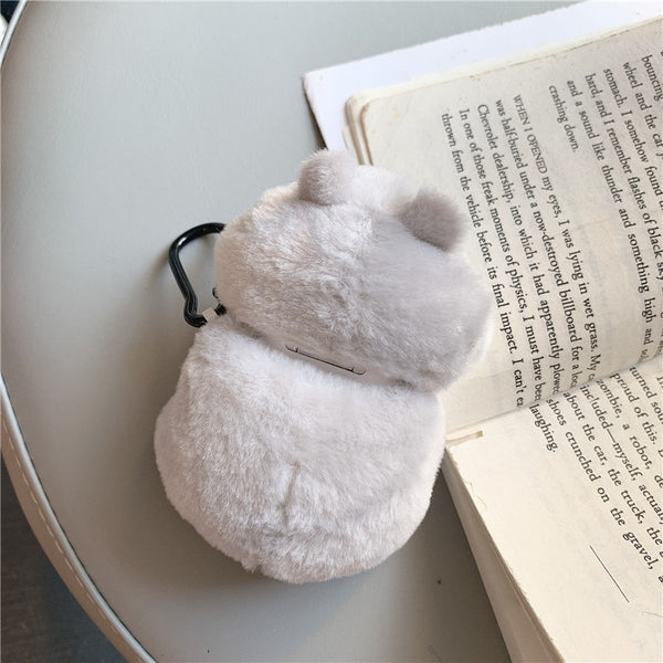 Fluffy Hamster AirPods Case