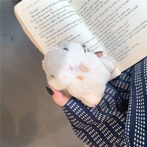 Fluffy Hamster AirPods Case