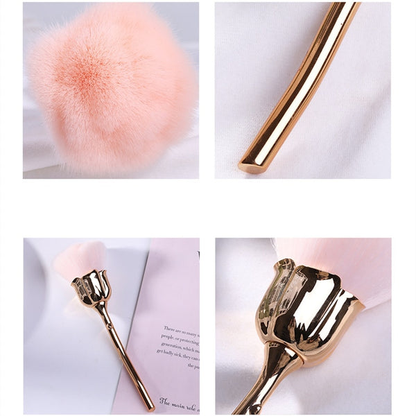 Rose Makeup Brush