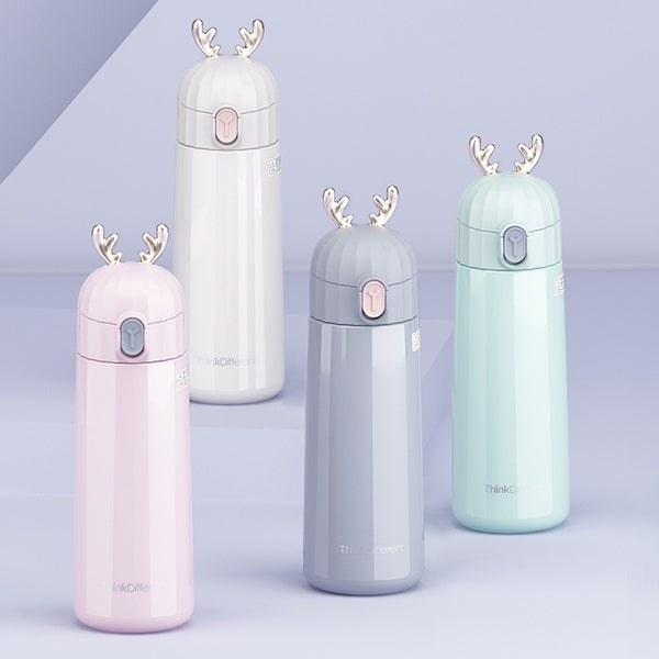 Holiday Deer Thermos Bottle