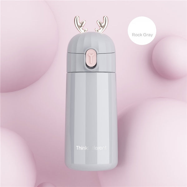 Holiday Deer Thermos Bottle