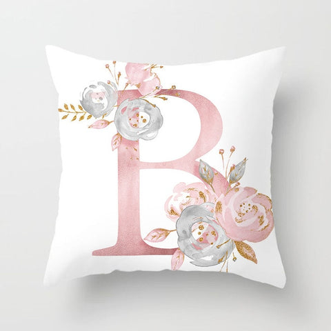 Letter Decorative Pillowcase