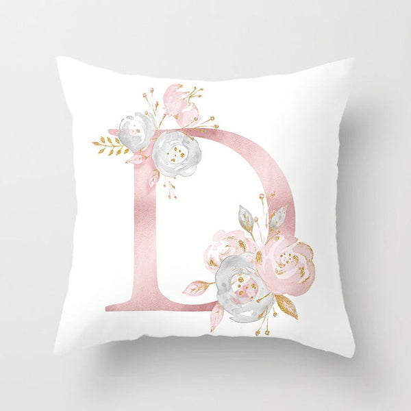 Letter Decorative Pillowcase