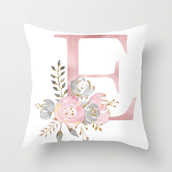 Letter Decorative Pillowcase