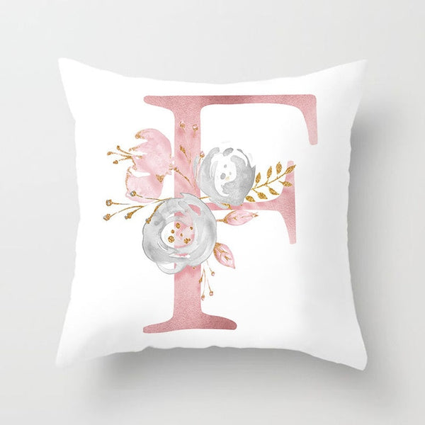 Letter Decorative Pillowcase