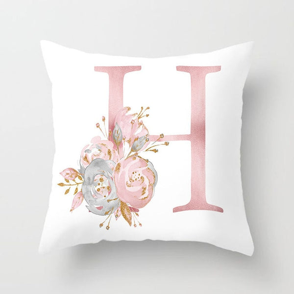 Letter Decorative Pillowcase