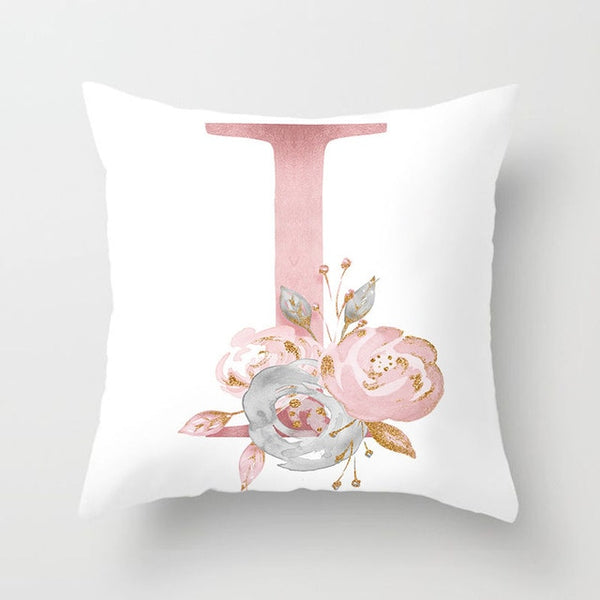 Letter Decorative Pillowcase