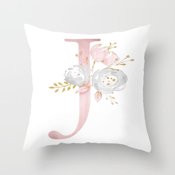 Letter Decorative Pillowcase