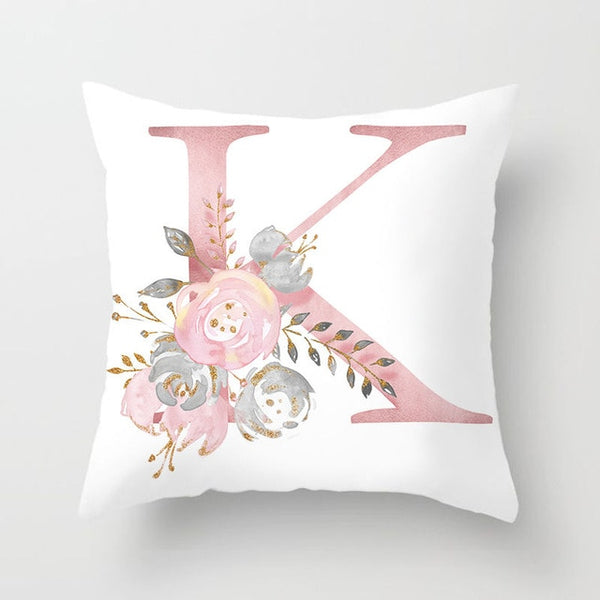 Letter Decorative Pillowcase