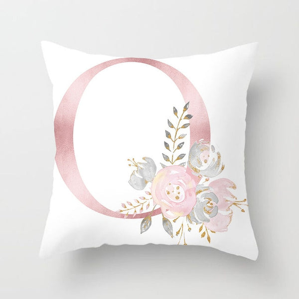 Letter Decorative Pillowcase