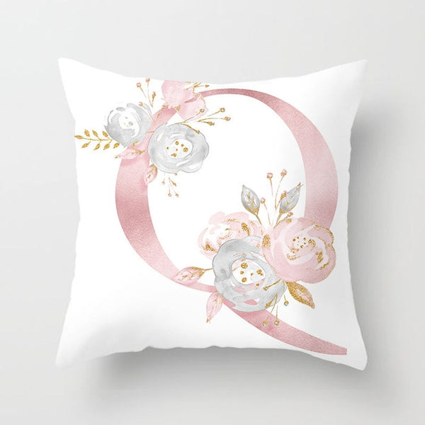 Letter Decorative Pillowcase