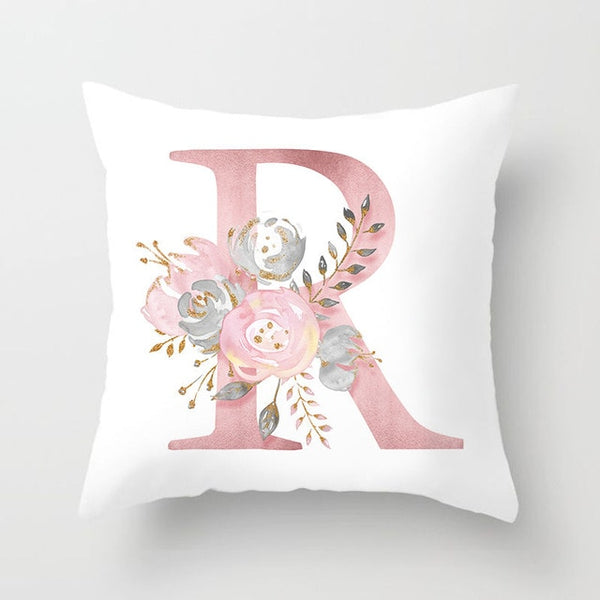 Letter Decorative Pillowcase