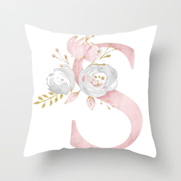 Letter Decorative Pillowcase