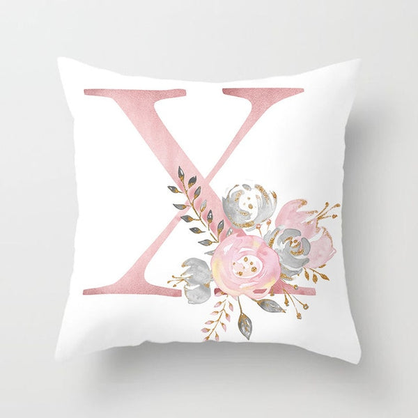 Letter Decorative Pillowcase