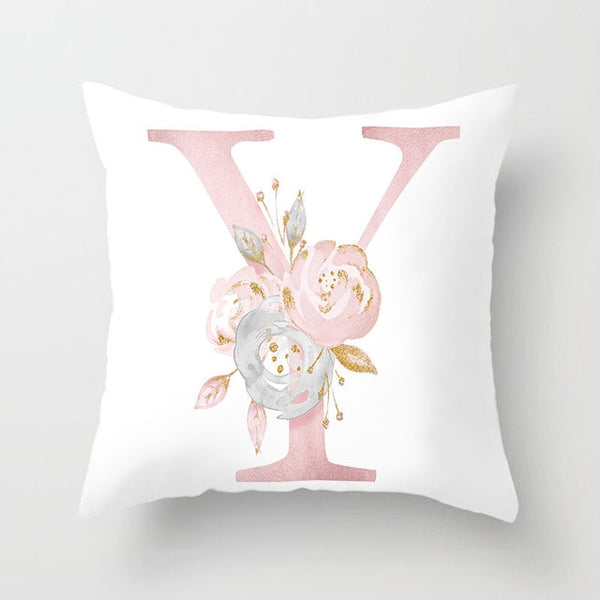 Letter Decorative Pillowcase