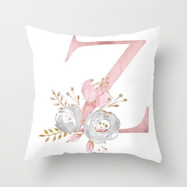 Letter Decorative Pillowcase