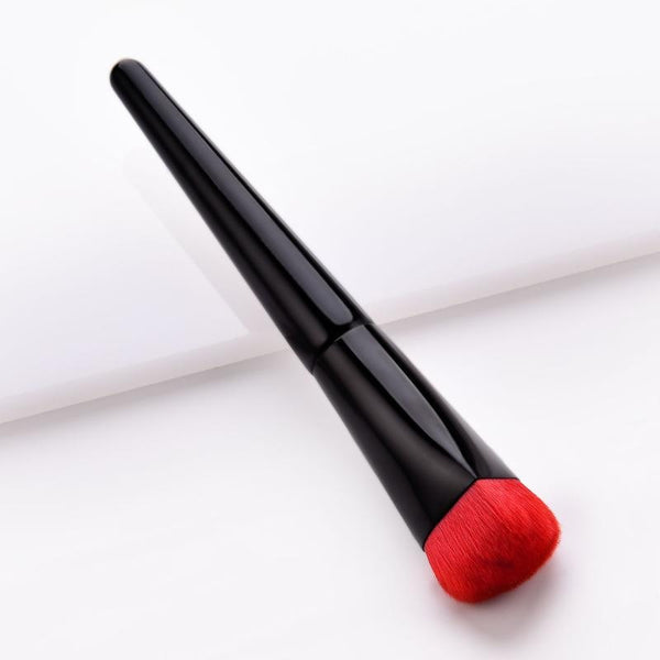 Red Heart-Shaped Makeup Brush