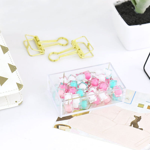 Pretty Pastel Push Pins