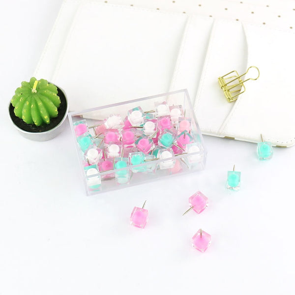 Pretty Pastel Push Pins